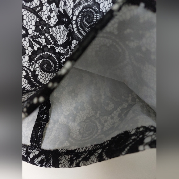 Red Herring Size 10 Lace Damask Pencil Dress - Picture 5 of 10